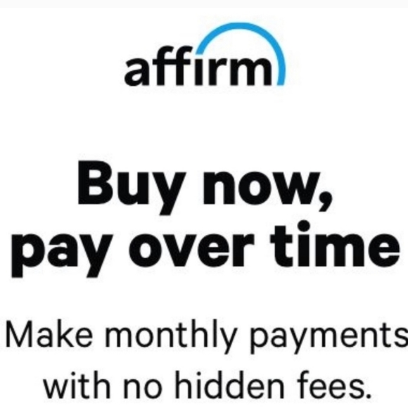 Pay Over Time With Affirm - Picture 1 of 1